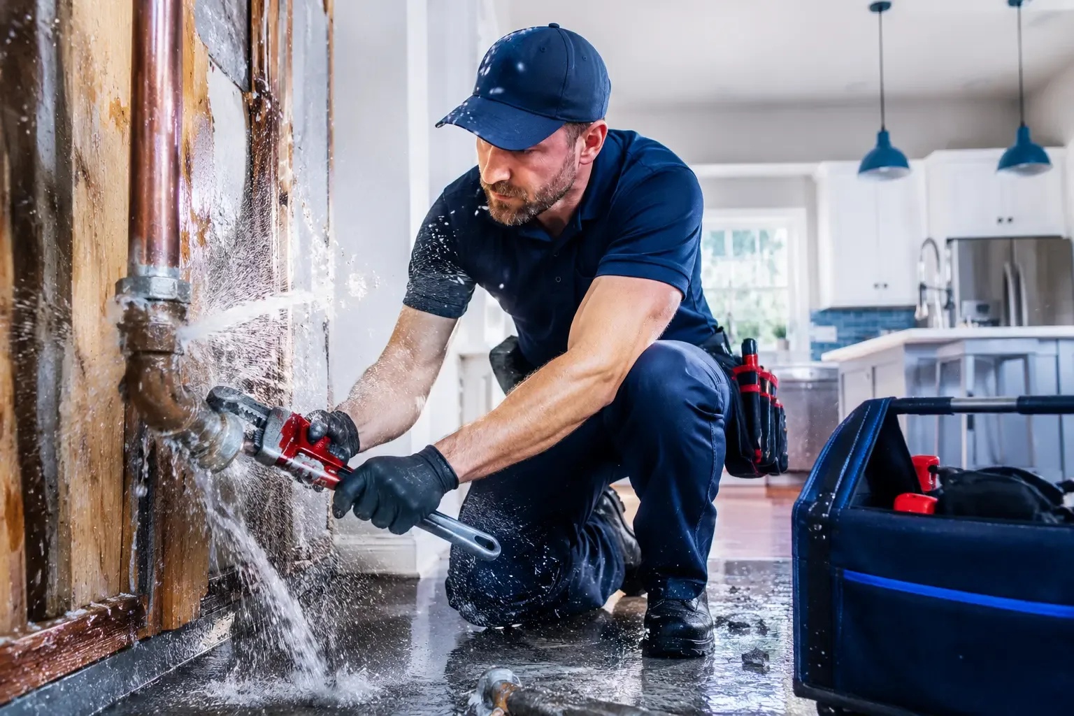 Local emergency pipe repair professionals in Camden, IL